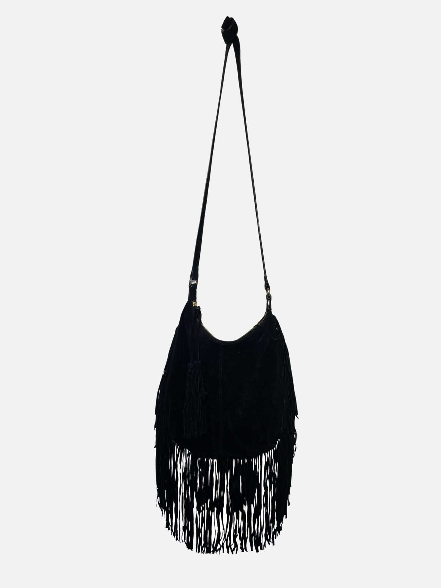 Suede Fringe Bag