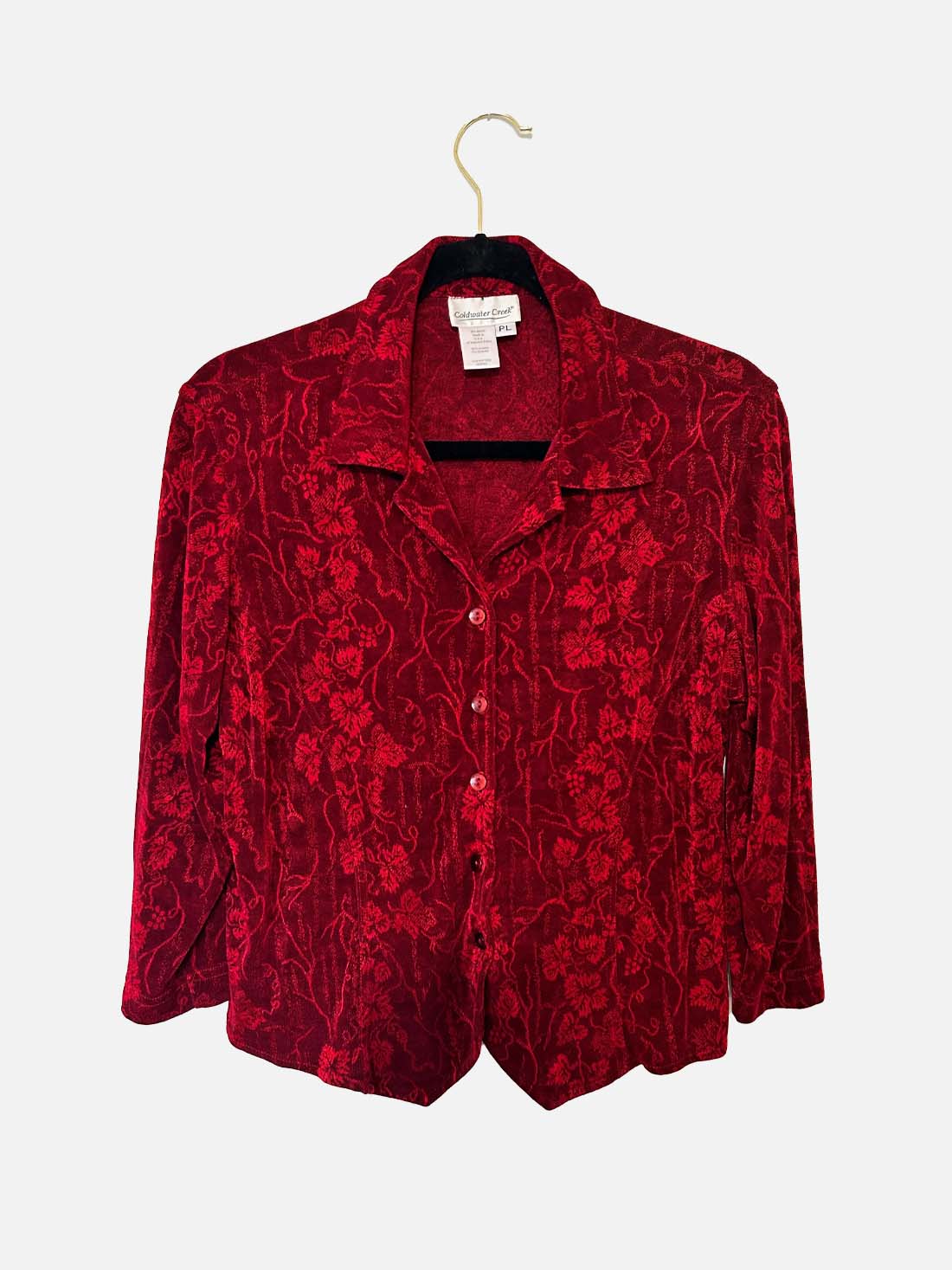 Lightweight Floral Shirt Jacket