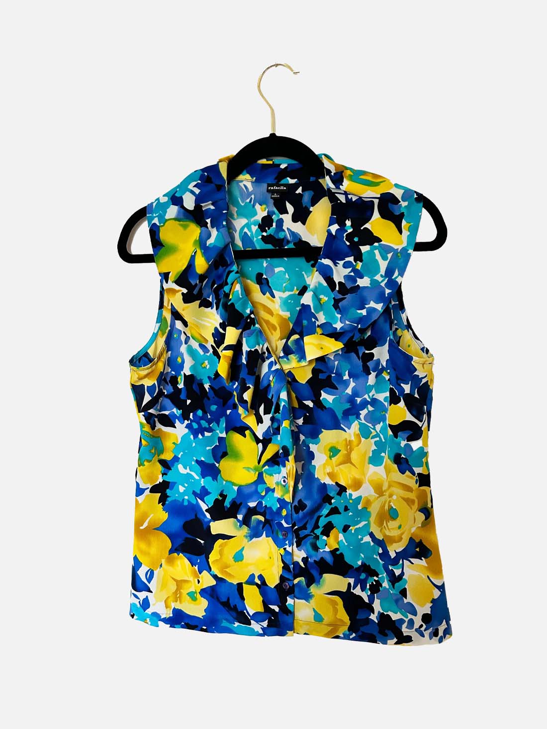 Floral Print Sleeveless Top