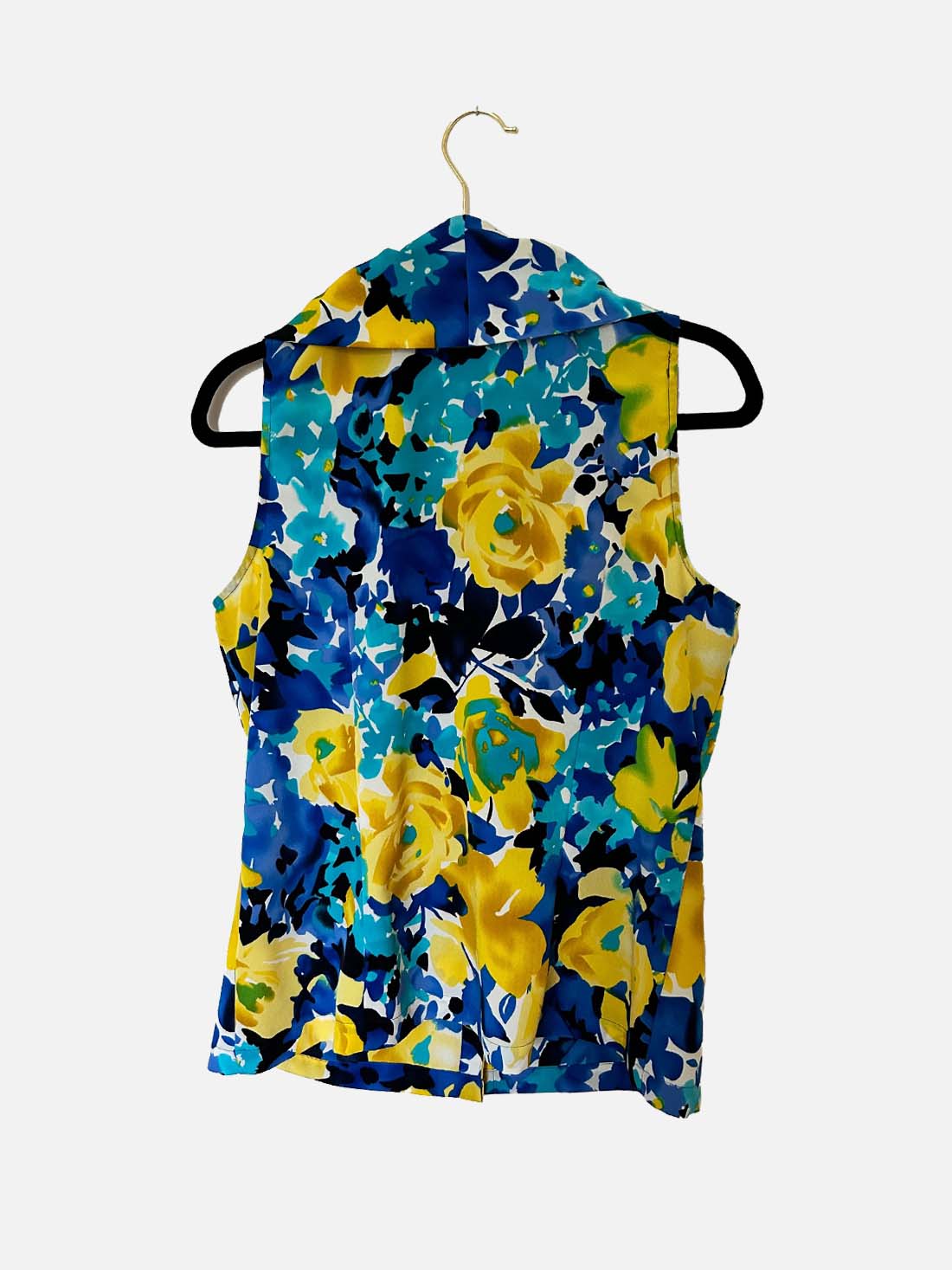 Floral Print Sleeveless Top