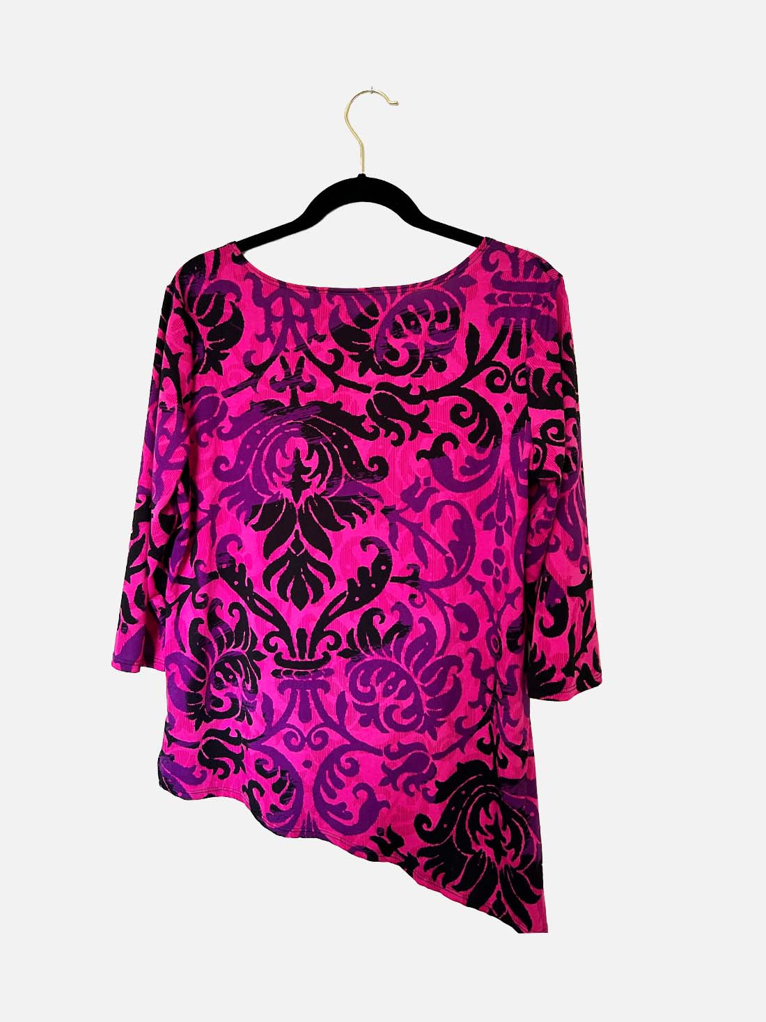 Magenta Multi Color Top